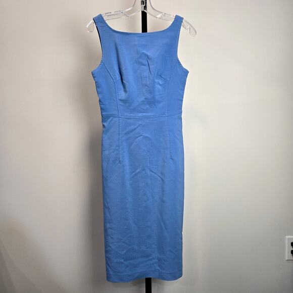 Vintage Express Stretch Sheath Dress Blue 90s Y2K Blue Juniors 5/6 - Picture 1 of 7